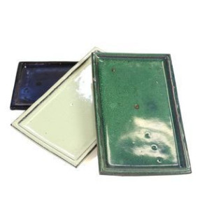 PLATO RECTANGULAR (25x15x2 cm) CREMA