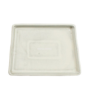 PLATO RECTANGULAR CREMA (26x19x2 cm)