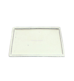 PLATO RECTANGULAR BLANCO  27.8x16.5x2.0 cm