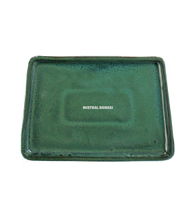 PLATO RECTANGULAR VERDE  31x22x2 cm