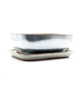 MACETA 147792 (26x20x9 cm) GRIS CLARO