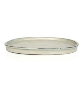 PLATO OVAL 25cm CREMA (26x20.5x3 cm)